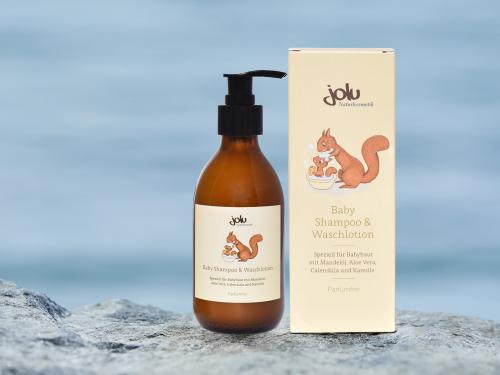 Jolu Naturkosmetik - Shampooing et lotion nettoyante pour bébé